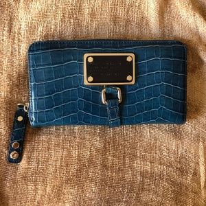 Marc By Marc Jacobs Blue Crocodile Wallet